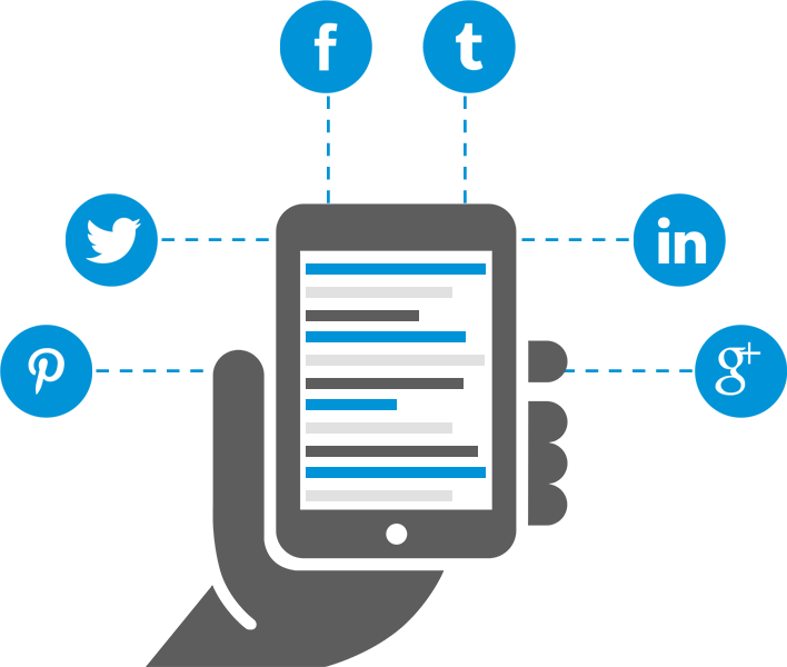 Planning To Market Your Mobile App On Social Media - Png Format Mobile Icons Png (708x600)