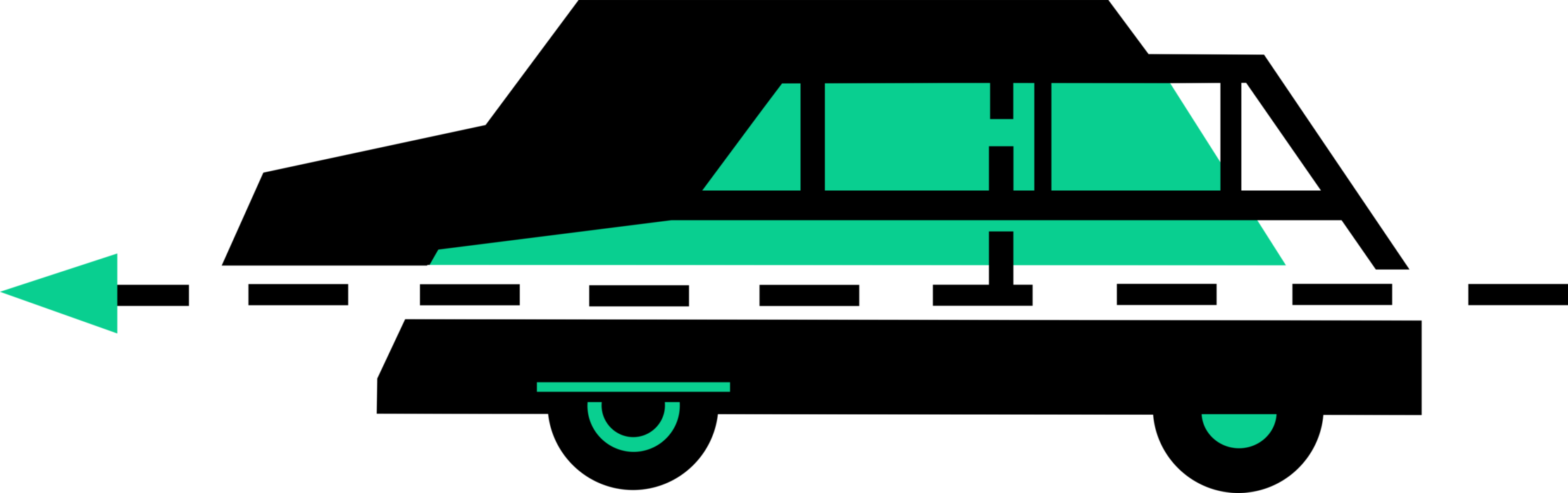 Vector Illustration Of Family Automobile Motor Vehicle - Car (2226x700)