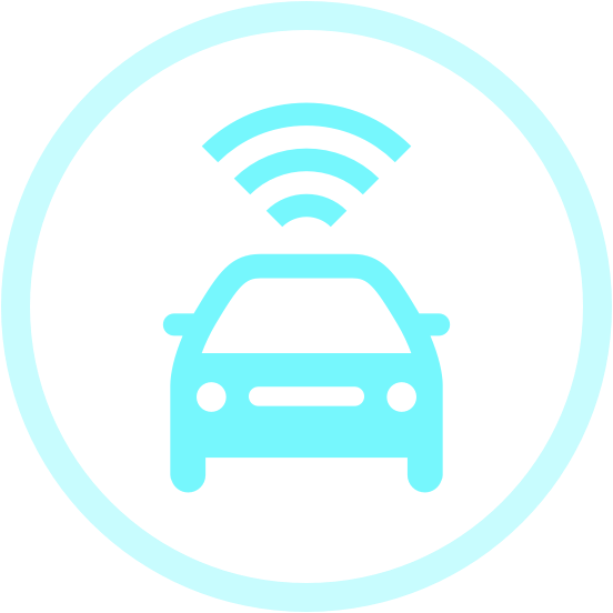 When The Car Moves From Being A Closed Box To A “mobile - Connected Car Logo (552x552)