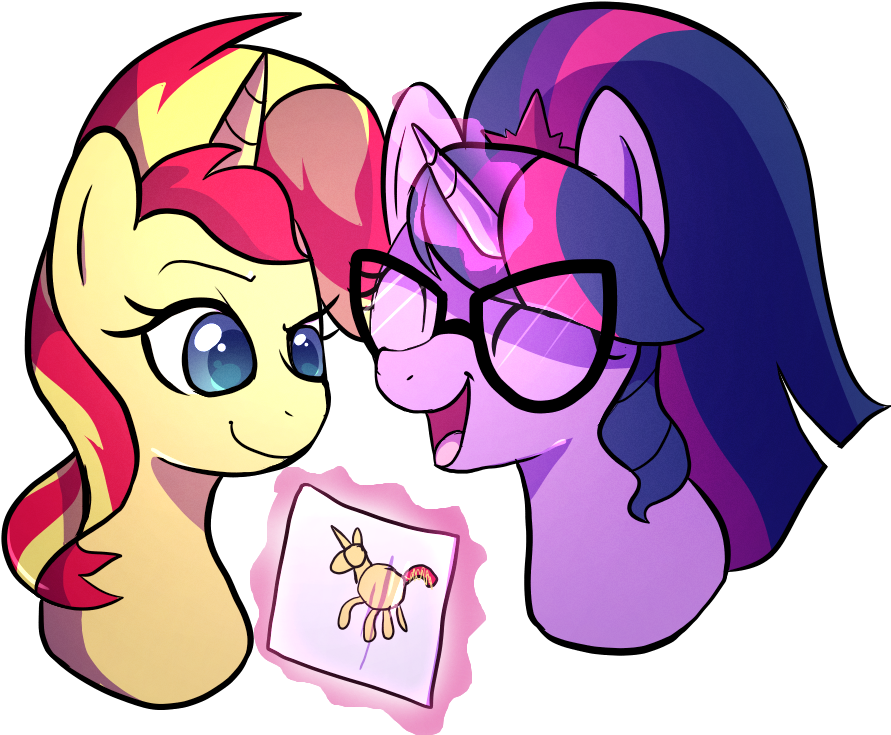 Drawing Sunset Cute - Drawing (1000x1000)