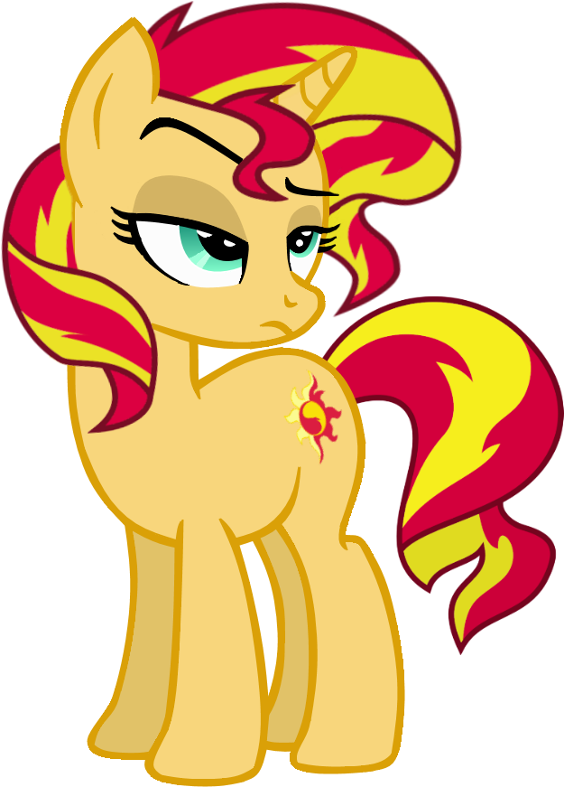 Sunset Shimmer Mlp Art (810x905)