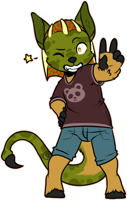 Tamp - Positive Attitude - Cartoon (600x750)