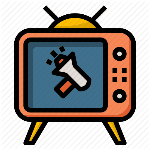 Clipart Free Iconfinder Advertising By Chaowalit Koetchuea - Television (512x512)