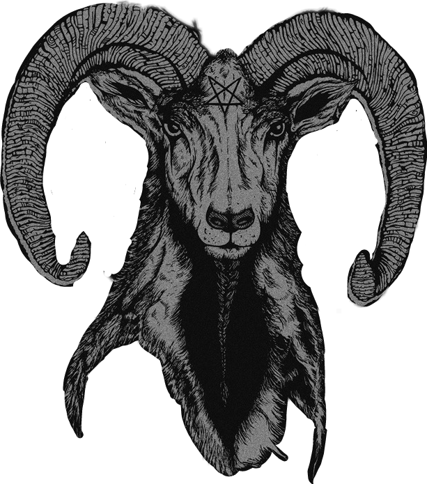 Satanic Ram Horn Png - Satanic Png (613x695)