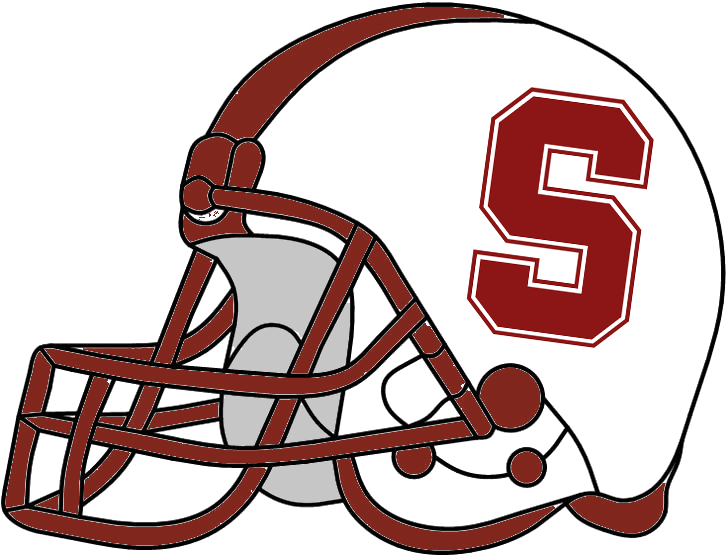 Behind Enemy Lines - Stanford Football Helmet Cartoon (728x556)