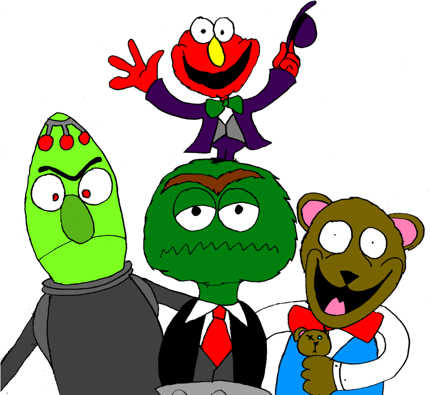 Super Grover's Enemies By Sumperson - Grover (876x818)