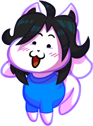 Special Enemy Temmie Appears Here To Defeat You - Portable Network Graphics (400x512)