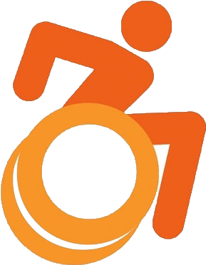 Accessible Icon Handicap Sign Logo Disabili Dinamico - Persons With Disability Icon (385x392)