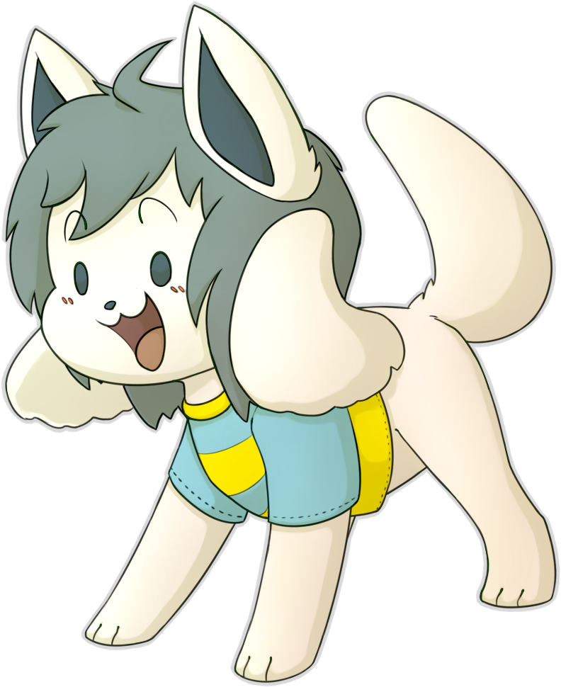 Undertale Cat Dog Like Mammal Mammal Vertebrate Yellow - Enemy (808x977)