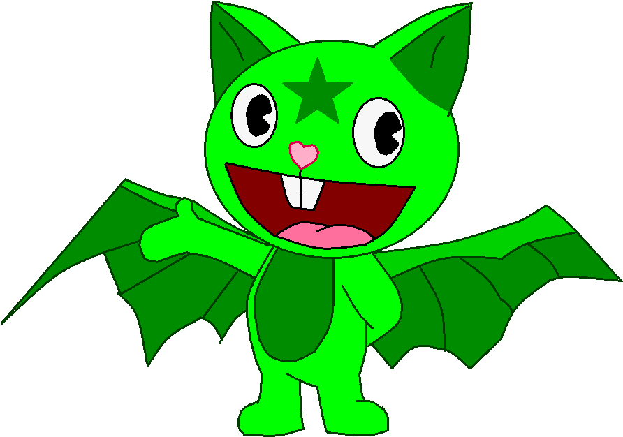 Triipy Clipart Enemy - Htf Fanon Tripy (925x661)