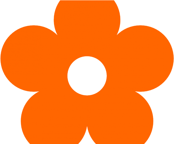 Flowers Clipart Orange - Clipart Hello Kitty Flower (640x480)