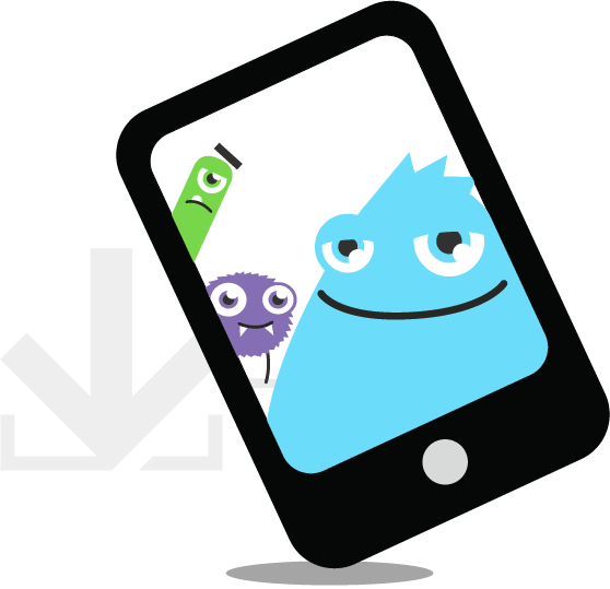 Download The App Now - Png Children Technology Clipart (558x539)