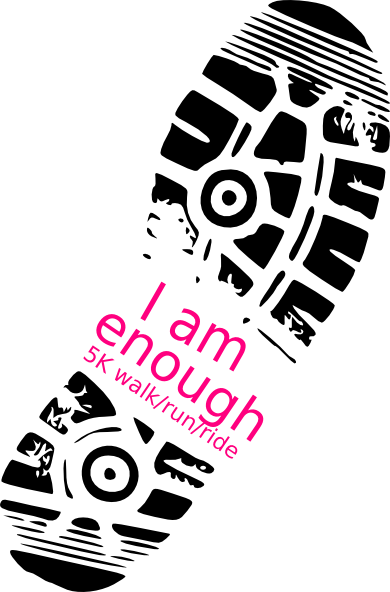 Running Shoe Print Clip Art - Clip Art Cross Country Run (390x592)