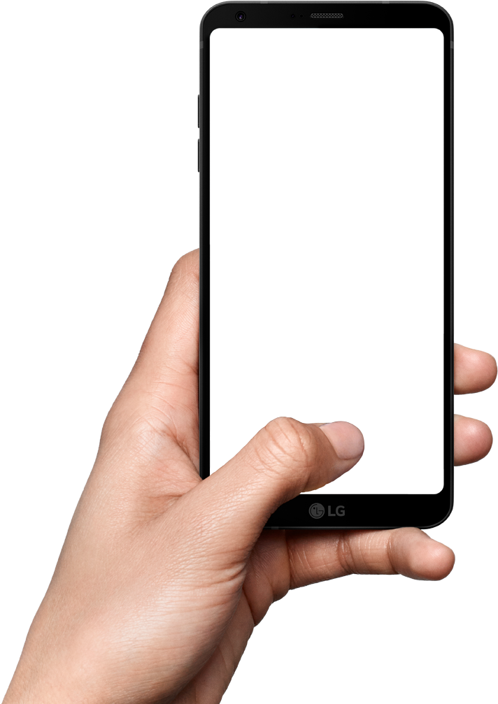 Phone In Hand Png (800x1020)