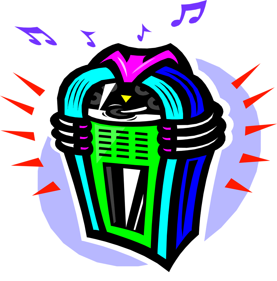 Jukebox - Clipart - Va Various Artists - Rock N' Roll (958x972)