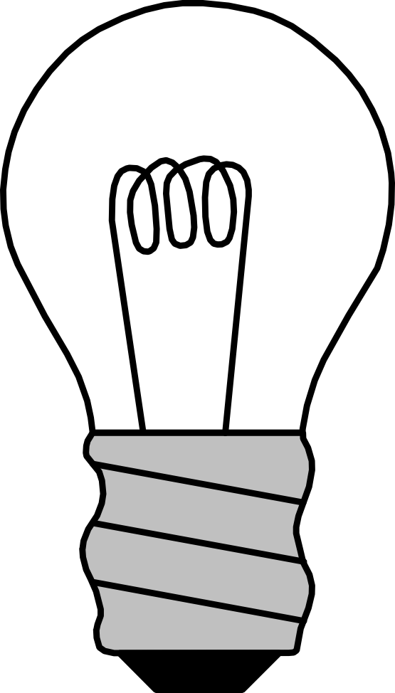 Light Bulb Off Clipart (555x974)