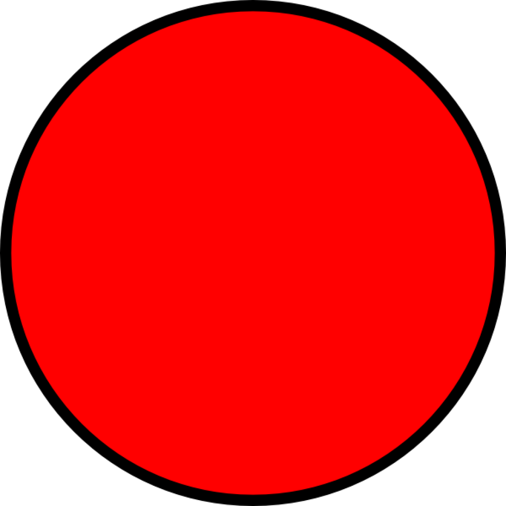 Red Circle Clip Art - Red Circle Clip Art (1024x1024)