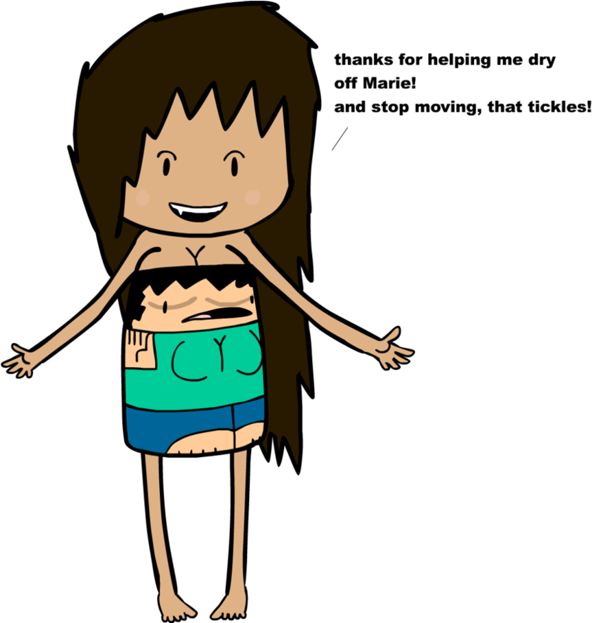 Drying Off By Azkwerp - Dry Off Clipart (881x907)