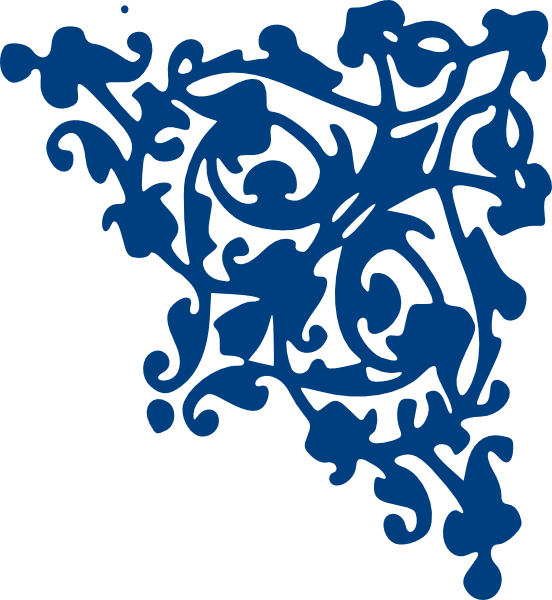 Royal Blue Border Png (552x600)