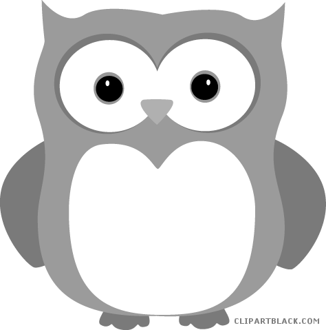 Awesome Owl Animal Free Black White Clipart Images - Labelling A Diagram Ielts Reading (474x479)