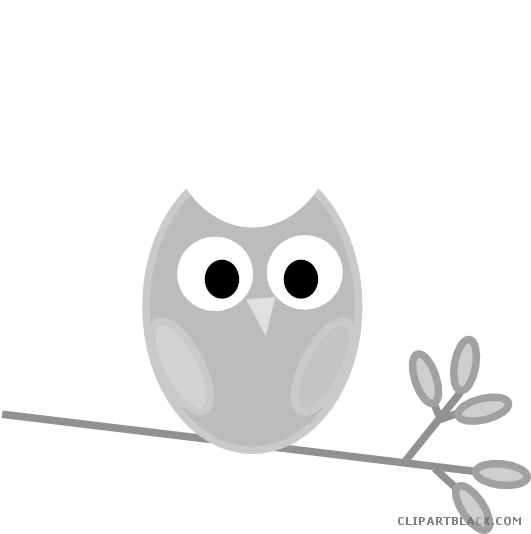 Awesome Owl Animal Free Black White Clipart Images - Today Happy 1 Birthday (600x533)