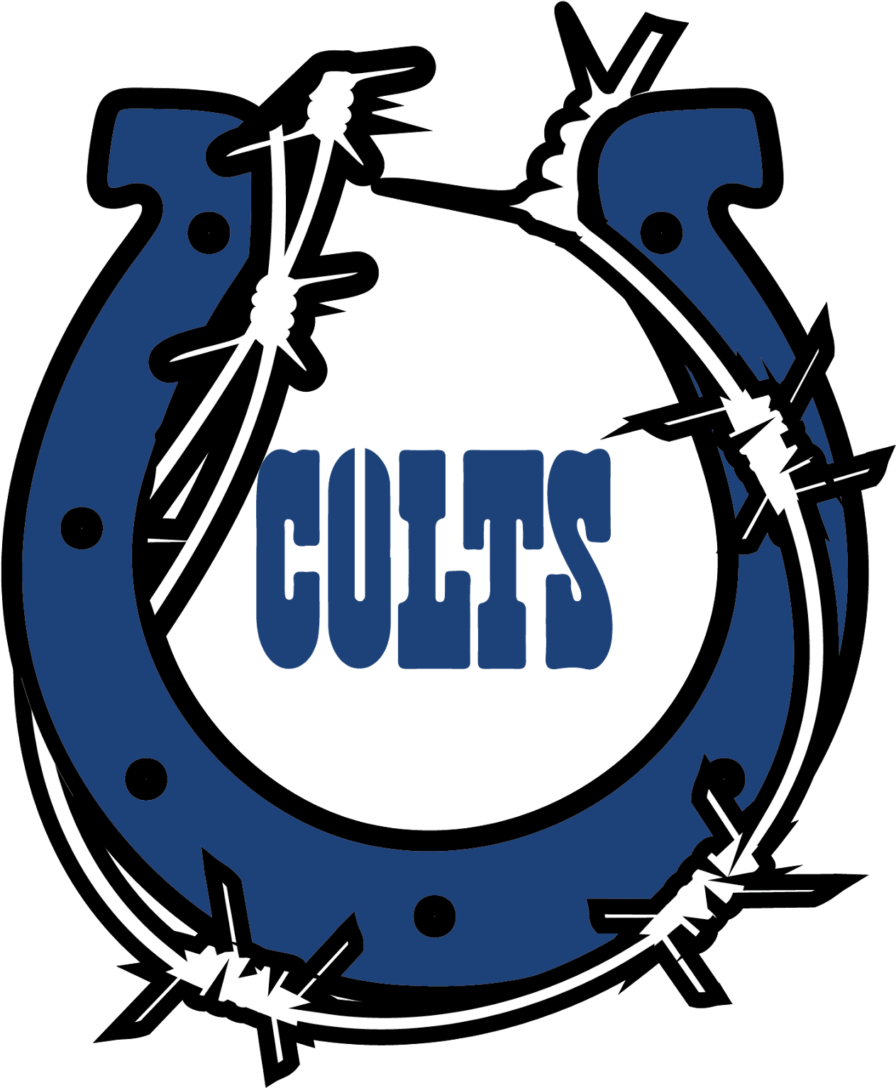Awesome Indianapolis Colts Logo Clip Art Medium Size - Indianapolis Colts 2014 Logo (1600x1600)