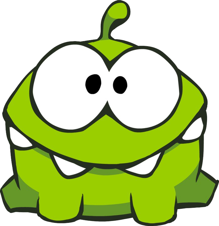 This Little Om Nom Is So Adorable - Nom Nom Cut The Rope (698x720)