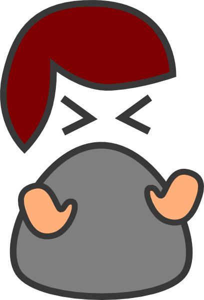 Angry Boy Red Hair Clip Art At Clker - Clip Art (408x599)