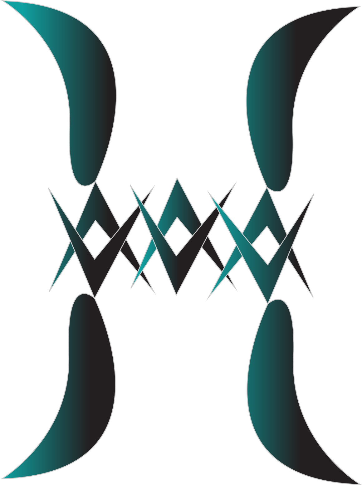 Cool Letter H Clipart - Letter (1278x1553)