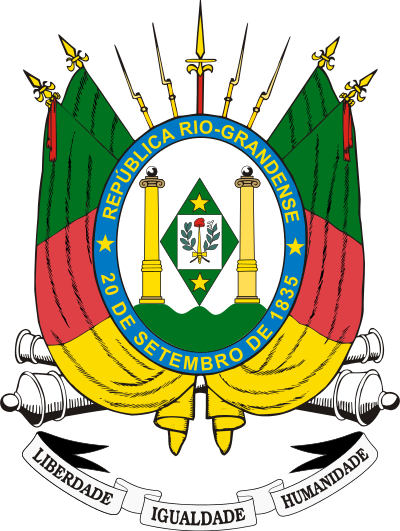 Brasão Do Rio Grande Do Sul - Rio Grande Do Sul (400x531)