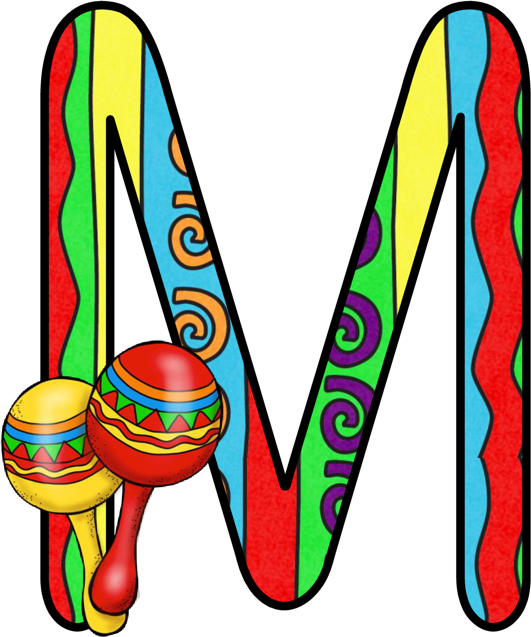 Dot Painting - Letra I May 5 De Kid Sparkz Clipart (1101x1332)