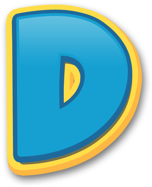 Letras Patrulha Canina Paw Patrol Letters D - Paw Patrol Clipart Letters (572x719)