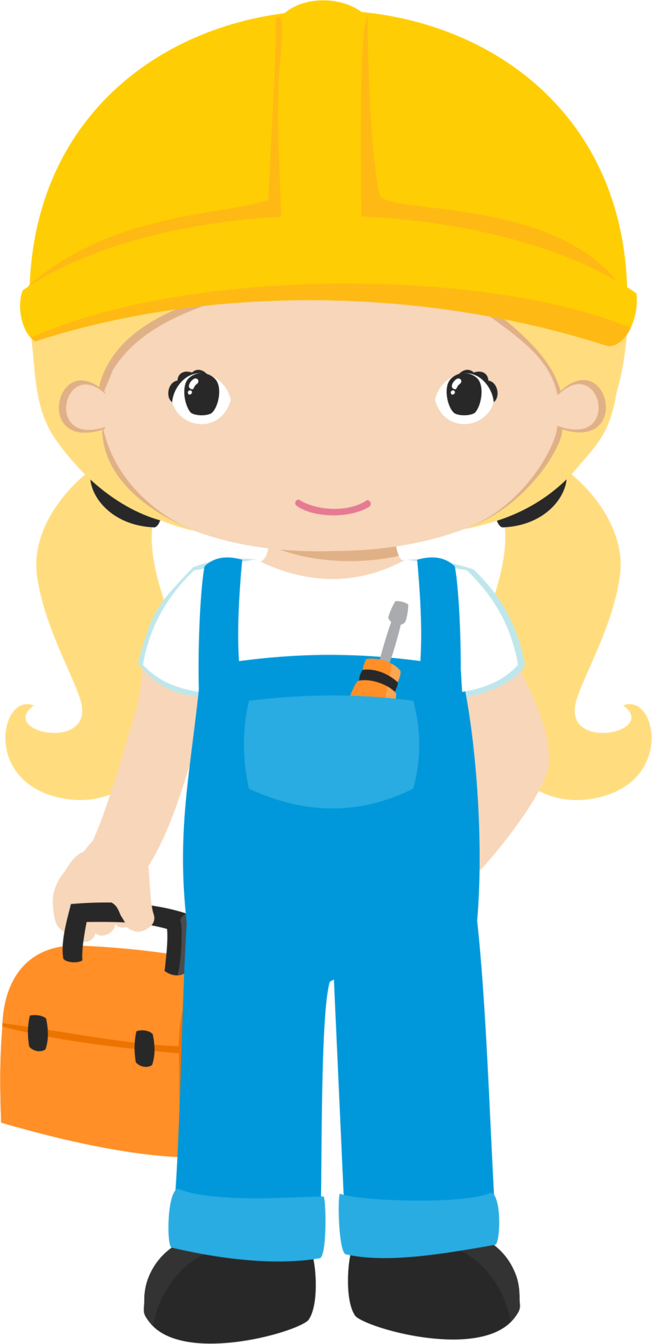 Construção - Little Builders Clipart (932x1920)