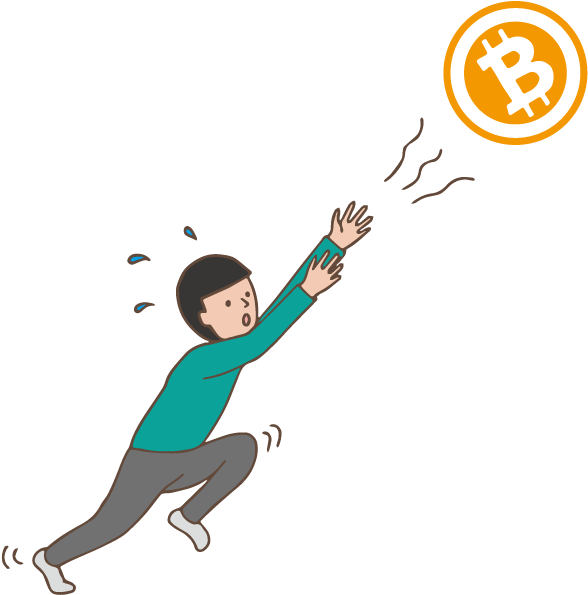 Manusia Mengejar Kriptocurrency - Illustration (595x842)