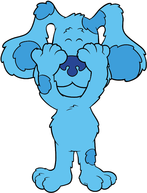 Were Colored And Clipped By Cartoon Clipart - Blue's Clues (500x661)