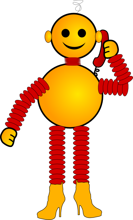 Robot Clip Art Jujhnc Clipart - Nokia Clip Art (1449x2400)