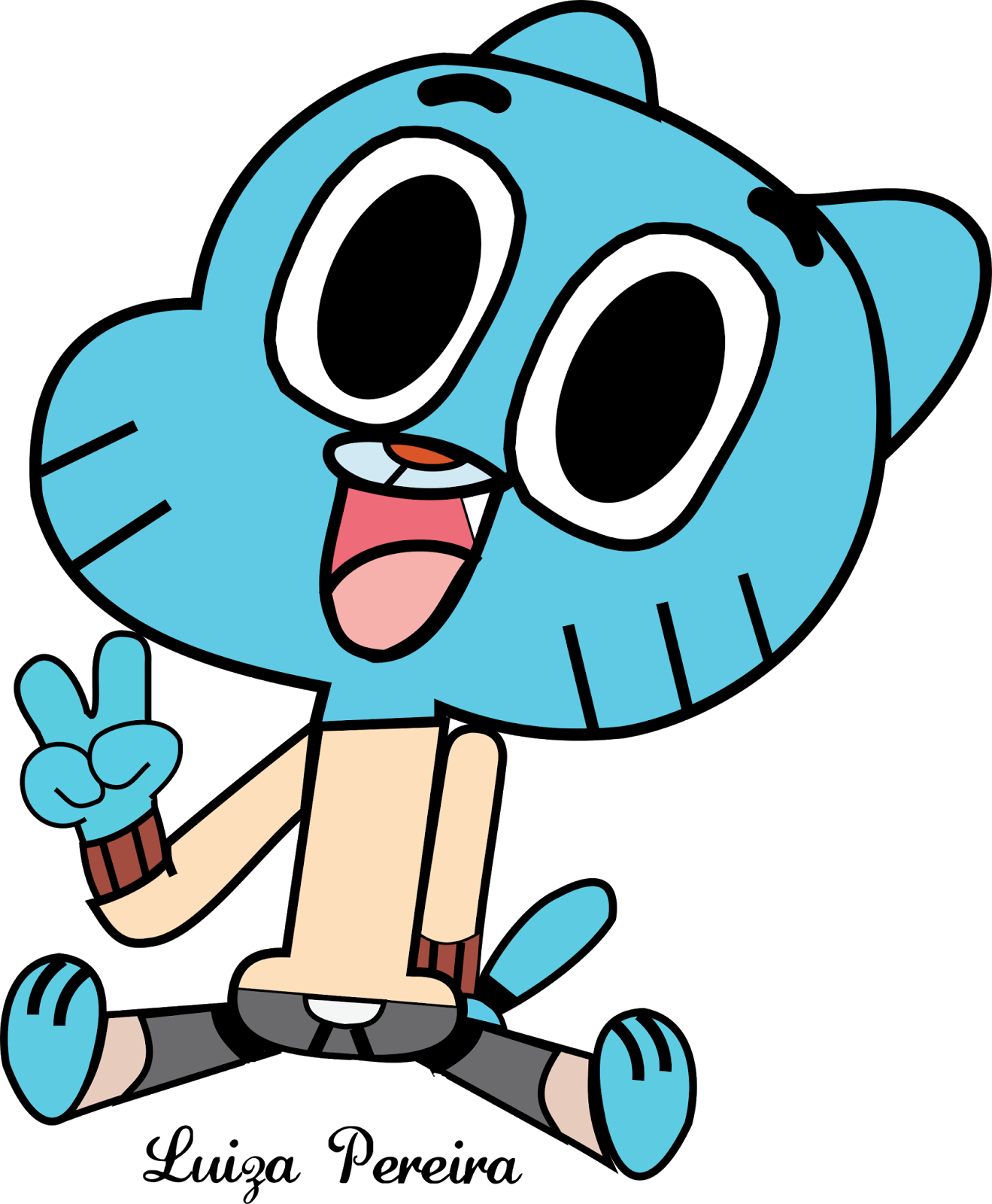 Neste Vídeo, A Luíza Pereira, Que Tem 11 Anos E Estuda - Amazing World Of Gumball (1319x1600)