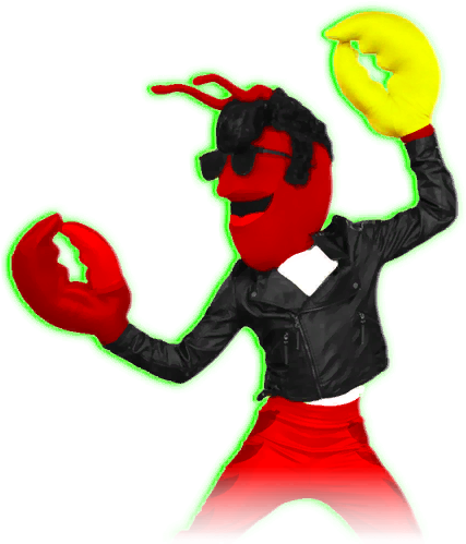 Lobster Clipart Dancing - Just Dance 4 Tribal Dance Vs Rock Lobster (512x512)