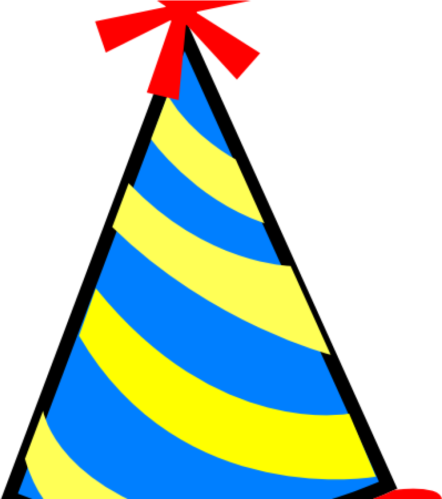 Party Hat Clipart Party Hat Red Blue Yellow Clip Art - Clip Art (1024x1024)