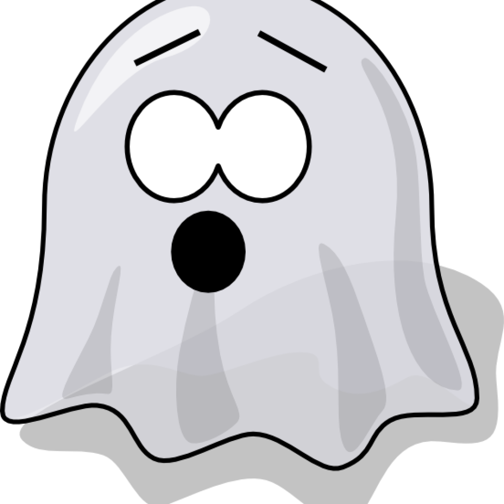 Cute Ghost Clipart Scared Ghost Clip Art At Clker Vector - Cartoon Ghost (1024x1024)