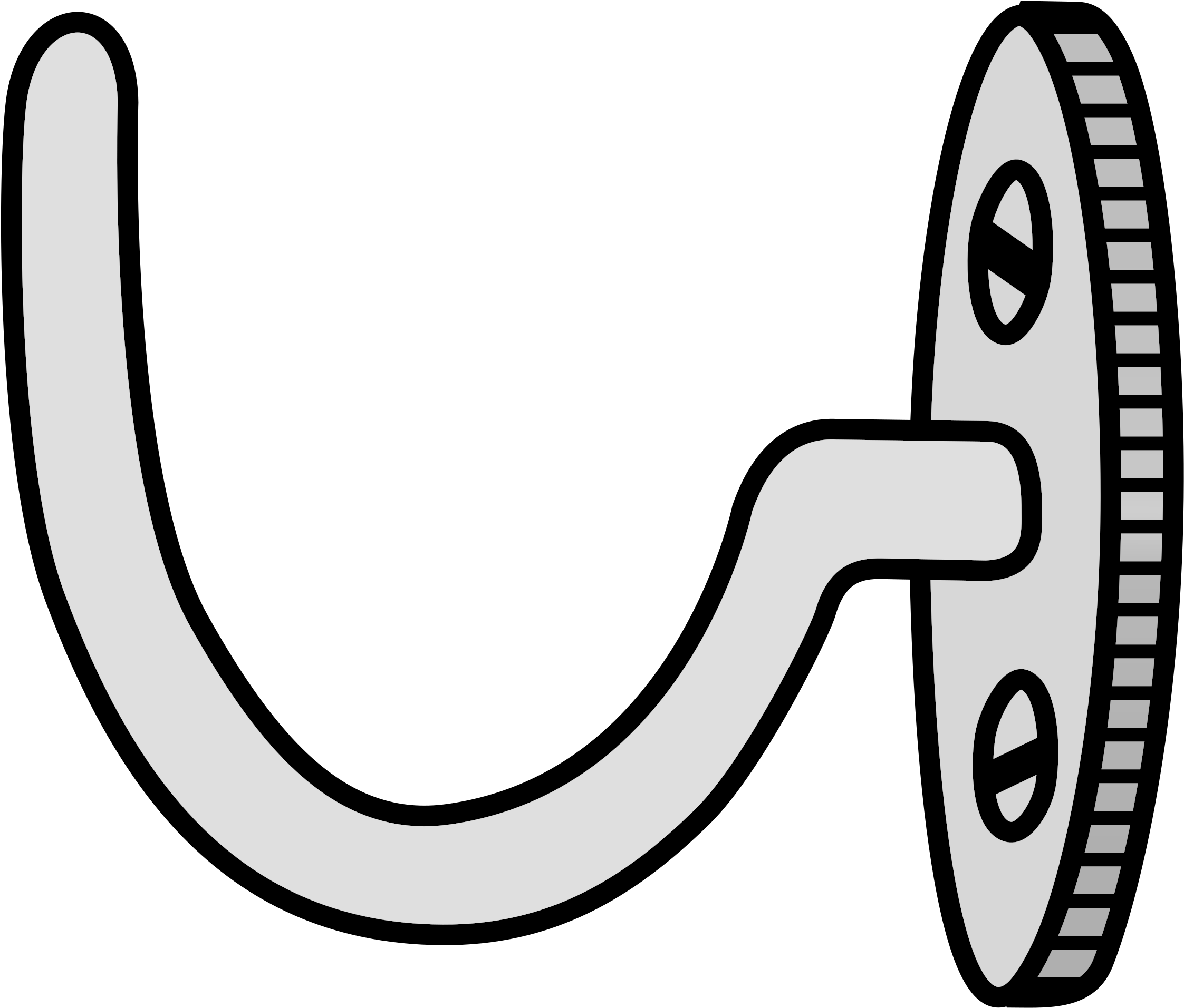 Clipart Hook Coloured - Clip Art (2400x2068)