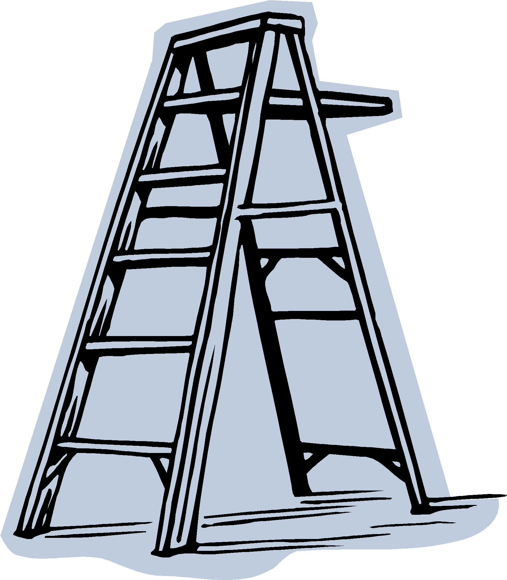 Do Not Place Ladders On Barrels, Boxes, Loose Bricks, - Occupational Safety And Health (1829x2126)