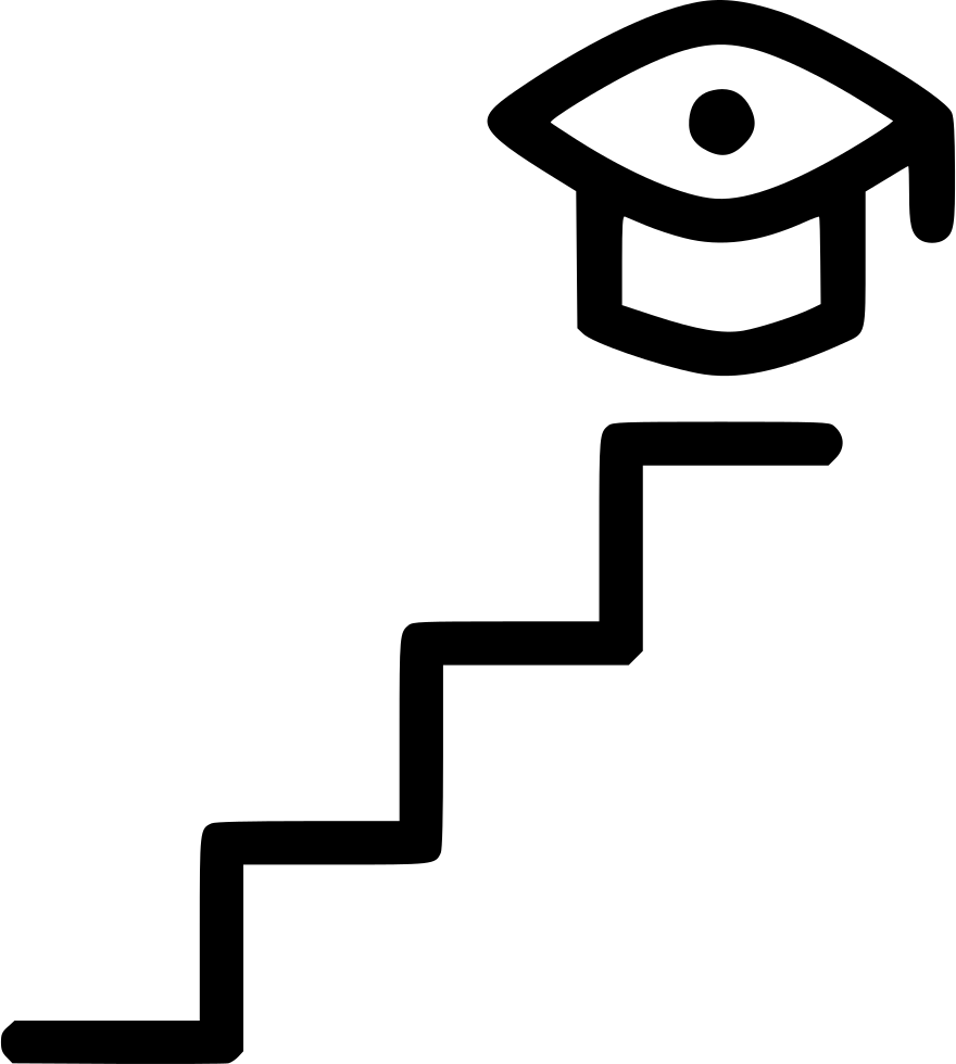 Higher Studies Graduation College Ladder Climb Comments - Ladder Png Icon (880x980)