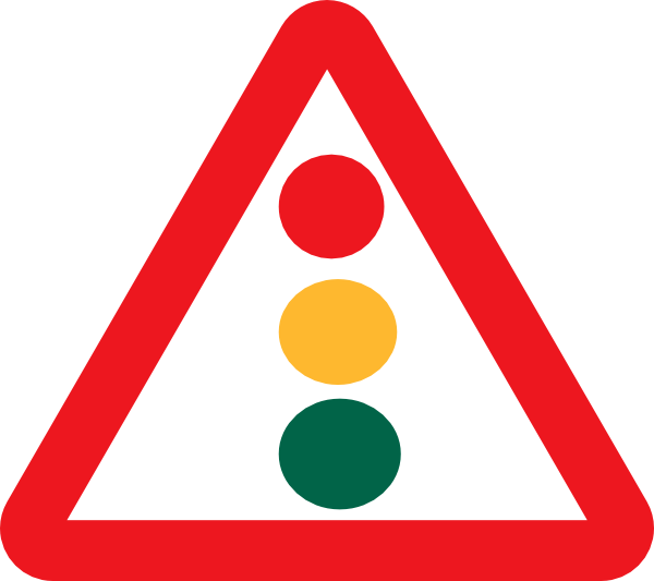 Traffic - Sign - Clipart - Adr Hot (600x533)