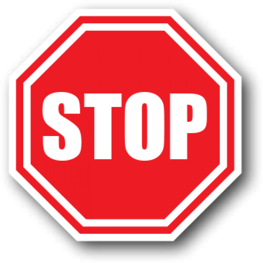 Durastripe Floor Red Octagonal Stop Safety Sign - Stop Sexually Transmitted Infections (951x1000)