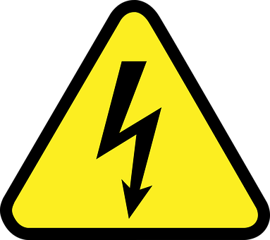 Industrial Safety, Electric, Danger - Electric Danger (383x340)