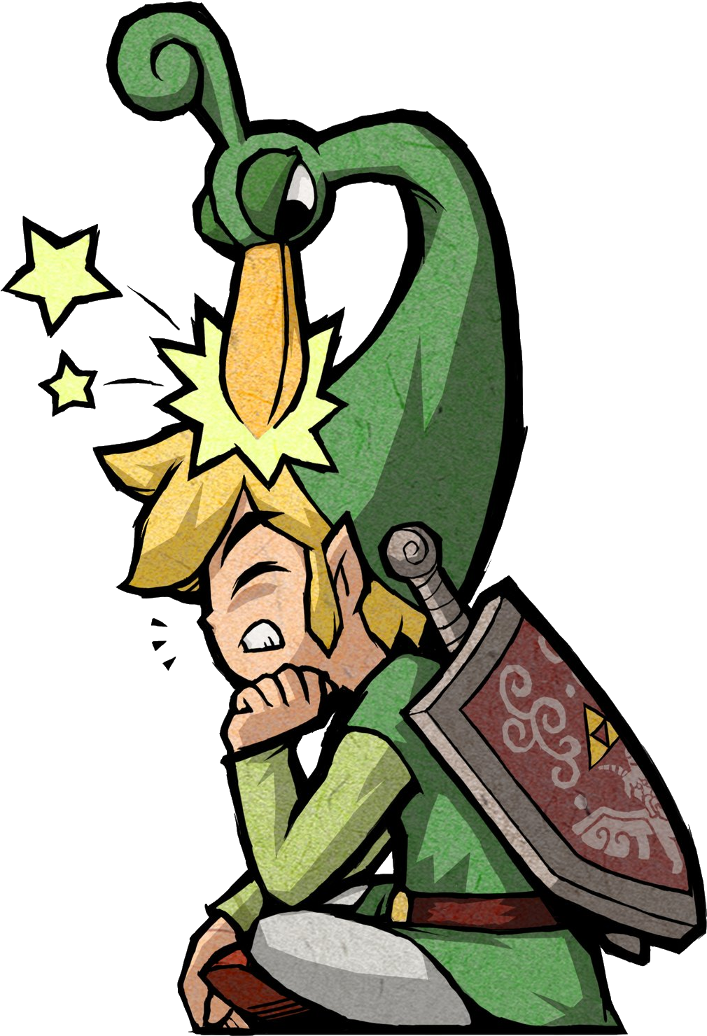 Link Artwork 6 - Zelda The Minish Cap (1024x1509)