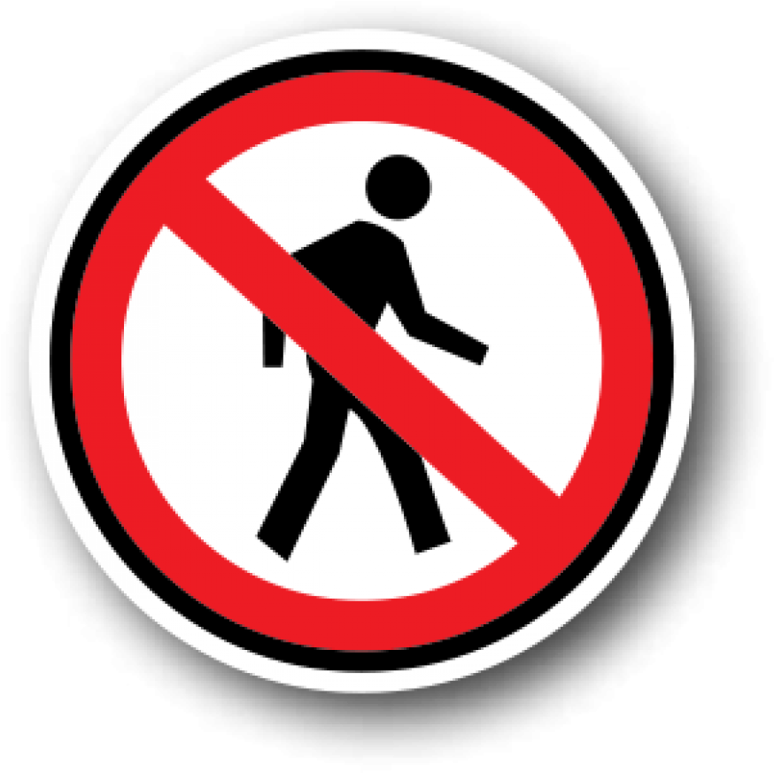 Health And Safety Floor Signs, No Pedestrians - No Walking And Texting (928x1000)