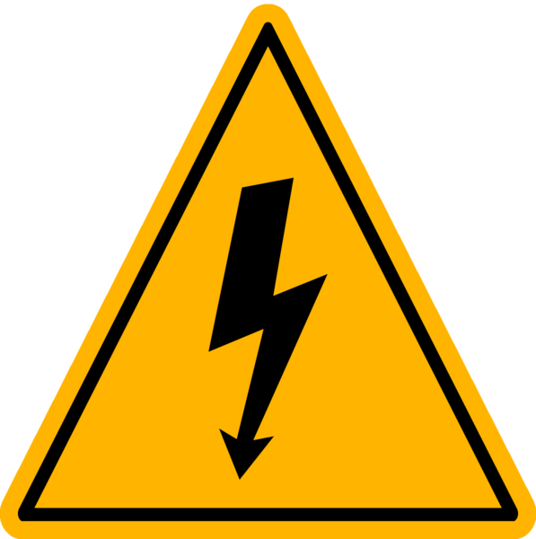 Caution - High Voltage - Safety Signs High Voltage (597x600)
