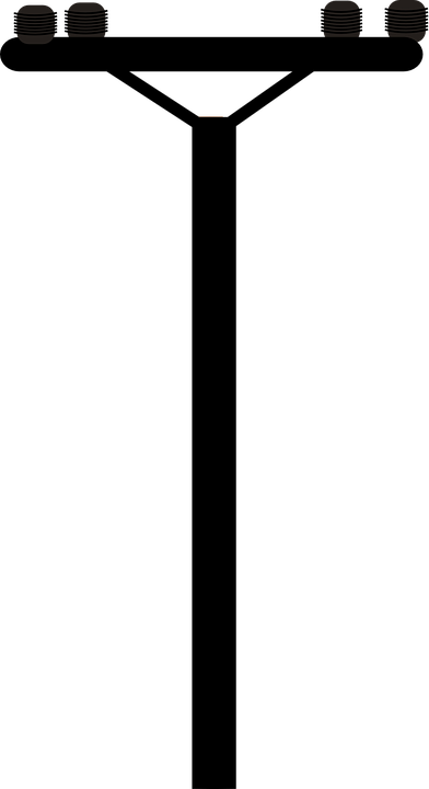 Electrical Safety Clip Art Gag Symbols - Power Line Clip Art (500x918)